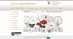 Desktop Screenshot of maisonporcelaine.com